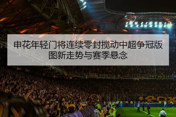 申花年轻门将连续零封搅动中超争冠版图新走势与赛季悬念 | kaiyun